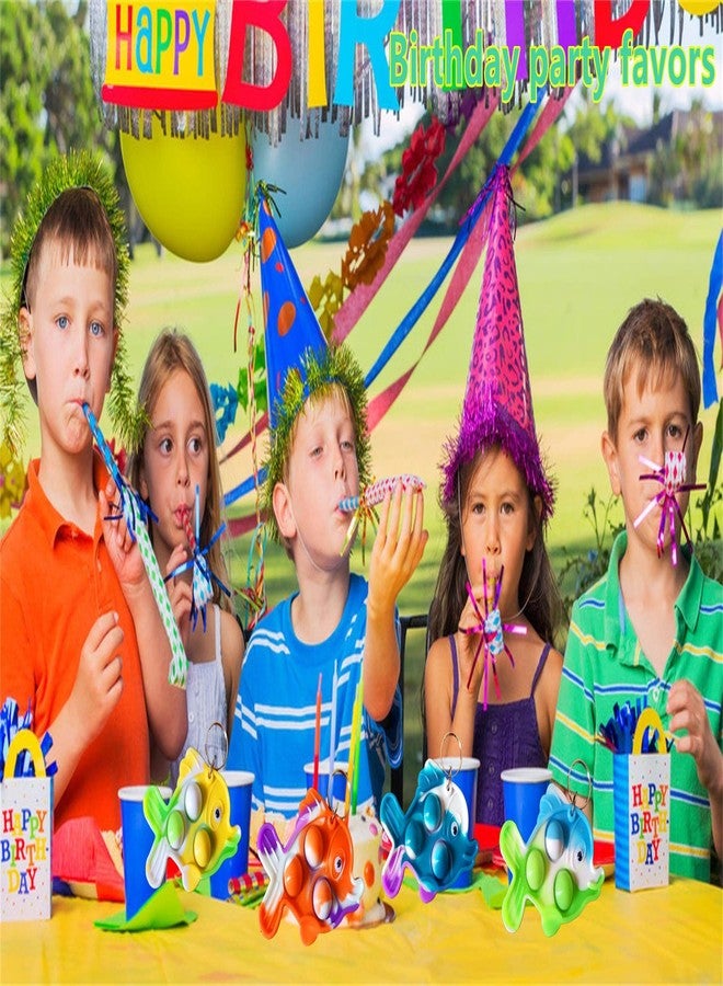 PSDFH 30 Packs Funny Summer Present Unique Mini Fish Assorted fidgets Bubble Toys for Kids Children Classroom Students Gifts from Teacher,Birthday Party Favors - Image 5
